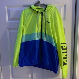 PINK Windbreaker/rain jacket